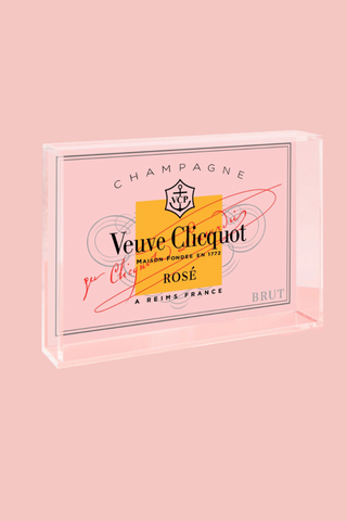 Veuve Clicquot Tray pink